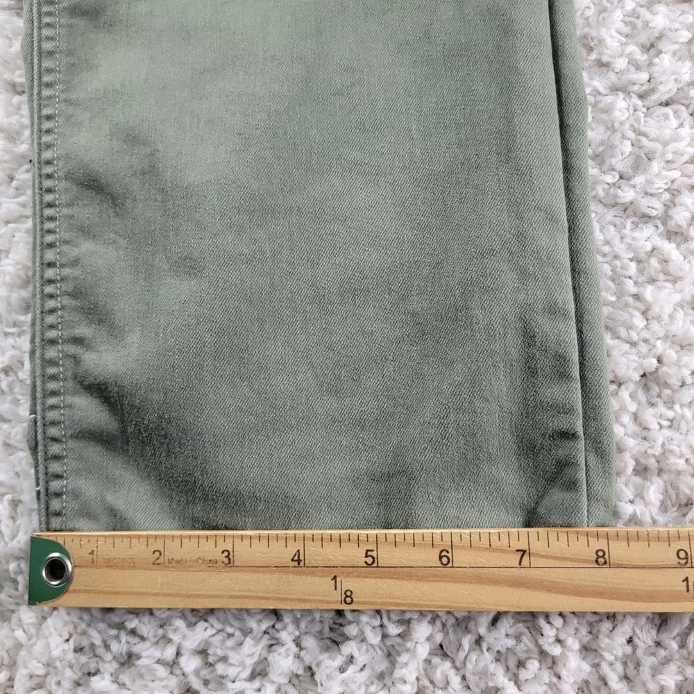 Marmot Pants Mens 38x32 Green Cotton Polyester Stretch Chino Straight Leg Casual